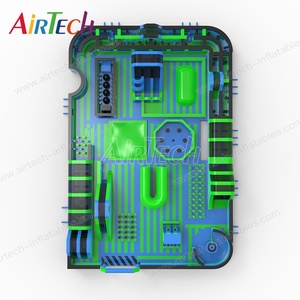 Enorme mundo inflable divertido saltando ninja tema carrera <span class=keywords><strong>de</strong></span> obstáculos Parque mansión gran casa <span class=keywords><strong>de</strong></span> rebote patio interior <span class=keywords><strong>con</strong></span> pista <span class=keywords><strong>de</strong></span> carreras - Product Image 6