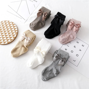 Collants Nouveaux en Gros à Nœud Papillon pour Filles, en Coton Tricoté, Taille Haute, pour Enfants, Bébés et Tout-Petits, Collection Automne - Product Image 2