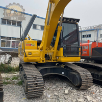 Stock disponible : Excavatrice sur chenilles hydraulique d'occasion KOMATSU PC160, PC130, PC200 – Matériel de construction à l'exportation