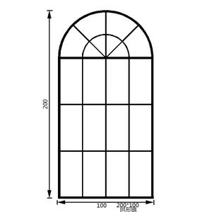 <span class=keywords><strong>Miroir</strong></span> décoratif mural de style européen pour chambre <span class=keywords><strong>à</strong></span> coucher et salon - Product Image 2