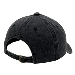 Gorras Unisex de Alta Calidad al por Mayor, 100% Algodón Lavado, Estilo Vintage, para Hombre y Mujer, con Logotipo Personalizado, Estilo Urbano Americano, Hiphop - Product Image 2