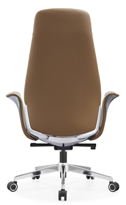 Chaise de bureau ergonomique moderne de luxe en cuir, fauteuil inclinable avec appui-tête, chaise de direction pivotante en cuir véritable, <span class=keywords><strong>hauteur</strong></span> réglable, garantie 5 ans - Product Image 2