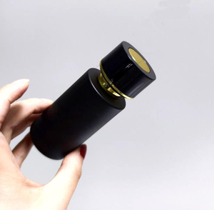 50ml Luxury Custom Refillable Glass <b>Perfume</b> <b>Bottle</b> Cylindrical & Colorful with round Lids & Pump Sprayer Free <b>Sample</b> - Product Image 4