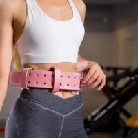 Ceinture d'haltérophilie avec logo personnalisé Ceinture de gymnastique d'haltérophilie en cuir Ceintures d'haltérophilie pour femmes et hommes