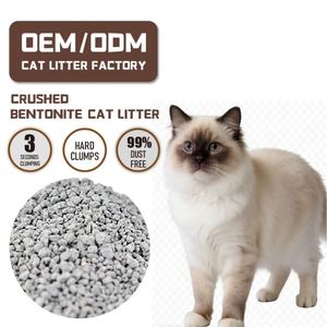ผู้นำเข้าทรายแมว OEM ODM ขนาด 5 กก. 10 ลิตร ควบคุมกลิ่นได้นาน ทรายแมวเบนโทไนต์บดละเอียด - Product Image 1