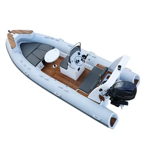 Inflatable Rubber Boat RIB 550 Luxury Zodiac Boats With CE In Hypalon Or PVC Fishing And Sport Dinghy Made In China