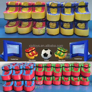 Scarpe da Bubble Football Giganti in PVC Popolari 2025 per <span class=keywords><strong>Giochi</strong></span> di Team Building Genitore-Figlio e Gare di Velocità su Castello Gonfiabile - Product Image 4