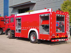 Camion de pompiers robuste 4x2 à simple pont avec pompe à incendie pour le sauvetage en cas d'incendie dans les entrepôts et les usines, véhicule de lutte contre les incendies - Product Image 2