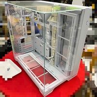 Caja Compacta de Media Torre LianLi O11 Vision, Compatible con E-ATX, ATX, Micro-ATX, Mini-ITX, Caja de Vidrio con Gran Compatibilidad