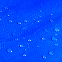 Bâche de couverture en PE bleu, bâche en plastique avec imperméable