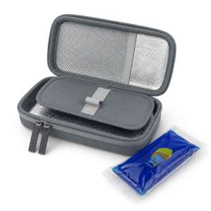 Estuche Refrigerador Portátil para <span class=keywords><strong>Insulina</strong></span> 2-8°C, Bolsa de Hielo Compacta Impermeable para Viajes, Aprobado por la TSA, para Bolígrafos de <span class=keywords><strong>Insulina</strong></span>, para Diabéticos - Product Image 2