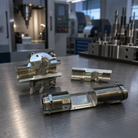Custom CNC Machined Aluminum Parts Anodized Surface Treatment for Industrial Equipment OEM Components Wholesale Supply