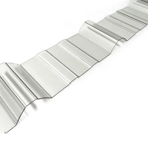 JXH Tuiles trapézoïdales en polycarbonate transparent résistant aux chocs à coupe personnalisée - Product Image 1