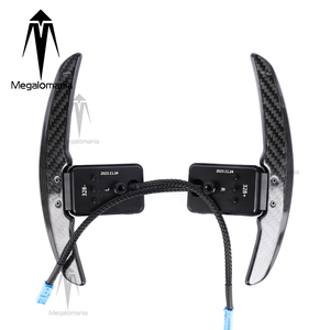 Levette del Cambio Magnetiche in Fibra di Carbonio per <span class=keywords><strong>BMW</strong></span> Serie 1 e 2 (F20, F21, F52, <span class=keywords><strong>F40</strong></span>, F22, F23, F44, F45, F46, G42) Compatibili con Telaio <span class=keywords><strong>BMW</strong></span> F e G - Product Image 1