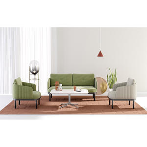 Ensemble de canapés modulables en tissu moderne pour hôtel de luxe, restaurant, réception, bureau, mobilier commercial - Product Image 1