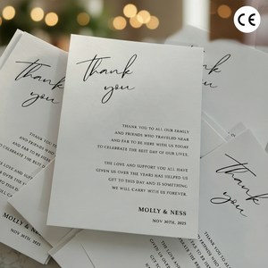 Tarjeta de Agradecimiento Personalizada para Pequeñas Empresas, Inserto para Pedidos, Tarjetas de Agradecimiento con Logotipo Personalizado, Papel de Primera Calidad, Entrega Rápida, Venta al por Mayor - Product Image 3