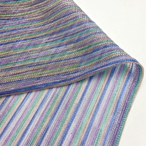 Sang trọng xếp li ưa thích <span class=keywords><strong>100</strong></span> <span class=keywords><strong>Polyester</strong></span> đan tỏa sáng kim loại lá 85gsm accordion xếp li vải cho bên Dresses - Product Image 5