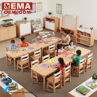 Bureau portable en bois massif EMA, table d'étude légère en bois pour lit, canapé, voyage, utilisation en extérieur, pour enfants