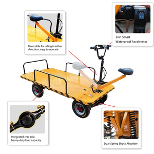 Carrello Elettrico Multiuso per <span class=keywords><strong>Trasporto</strong></span> Merci, Ideale per Cantieri Edili <span class=keywords><strong>e</strong></span> <span class=keywords><strong>Trasporto</strong></span> Materiali Agricoli - Product Image 4