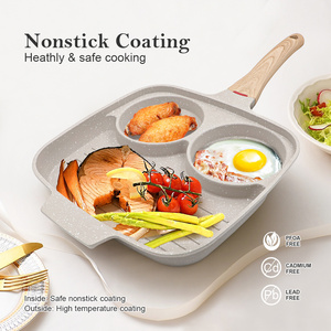 Aluminum Nonstick Coating <strong>Frying</strong> <strong>Pan</strong> Multi Function Breakfast <strong>Grill</strong> <strong>Pan</strong> Non-Stick <strong>Frying</strong> <strong>Pan</strong> for Eggs, Bacon, and Pancakes - Product Image 2