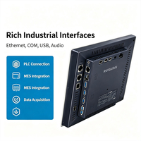 PC Táctil Industrial Todo en Uno, Montaje en Pared, Pantalla Táctil de 15 Pulgadas, Computadora Industrial, Monitor Táctil Industrial con Clasificación IP65