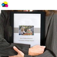 Carpeta de Presentación de Plástico PP Reciclable Impermeable Tamaño A4, Impresión en Relieve, Colores Personalizables, Logotipo Personalizado, Empaque Personalizado