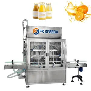 High quality 3 in 1 rinsing filling capping juice liquid filling machine