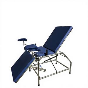 CY-OT01 de lit de table de divan d'examen d'accouchement obstétrique de gynécologie d'acier inoxydable mécanique rentable - Product Image 1