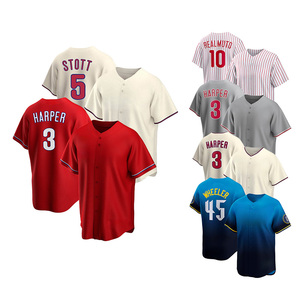 Venta al por mayor de camisetas de béisbol 2026 nuevas y económicas, con costuras de alta calidad, del equipo estadounidense de Filadelfia, personalizadas para todos los jugadores: 7 Turner, 59 <span class=keywords><strong>Duran</strong></span> - Product Image 5
