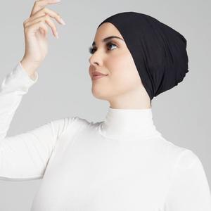 หมวกฮิญาบสีพื้นสำหรับสวมใส่ในชีวิตประจำวัน สวมใส่สบาย ระบายอากาศได้ดี นุ่ม ยืดหยุ่น ปรับแต่งได้ สำหรับสุภาพสตรี - Product Image 1
