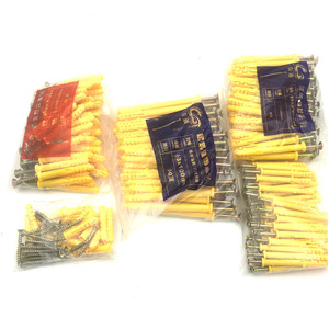 Tubo de expansión de plástico 8x100 con cabeza redonda para anclajes de martillo en paneles de yeso y azulejos. - Product Image 1