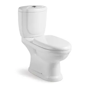 Factory directly supply Sanitary ware bathroom France classical Style two pieces ceramic rimless toilet from China