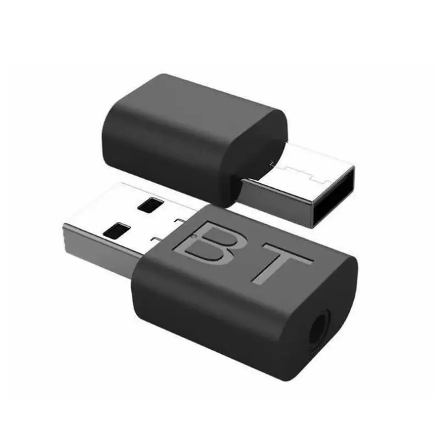 Custom Logo BT5.0 USB Wireless Car Play Adapter with 10M Range Plug and Play for Audio Receiver for PC