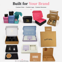 Boîte Cadeau Pliante en Carton Ondulé Personnalisée OEM d'Usine, Emballage d'Expédition Écologique en Papier avec Logo (Verzenddozen)