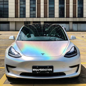WRAPMASTER Color TPU PPF láser pintura blanca película protectora coche envoltura pegatina Anti-amarillo autocuración coche película pegatina - Product Image 2