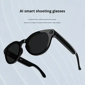 Gafas Inteligentes con IA, Cámara 1080P, Grabación <span class=keywords><strong>de</strong></span> Fotos y Vídeos, Traducción, Llamadas, Control Táctil, Marco <span class=keywords><strong>de</strong></span> PC Ultra Resistente, Negro, IP64 - Product Image 3