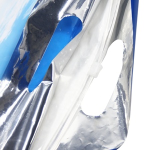 New Arrivals Blue White PE Plastic <strong>Cooler</strong> Bag Insulated Folding Picnic Portable <strong>Ice</strong> <strong>Pack</strong> Food Thermal Bag Custom <strong>Cooler</strong> Bag - Product Image 4