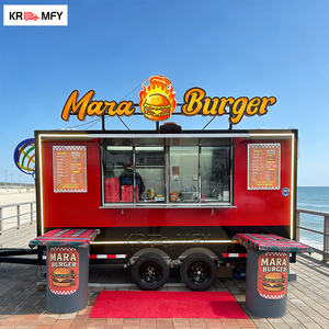 รถขายอาหารและรถพ่วงขายอาหารพร้อมอุปกรณ์ครบครันมาตรฐานสหรัฐอเมริกา ธุรกิจเคลื่อนที่เชิงพาณิชย์ รถขายกาแฟเคลื่อนที่ - Product Image 4