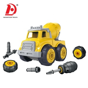 HUADA Stem – pelle à assembler en plastique, grue d'ingénierie, véhicule, voiture, ensemble de jouets, démontage pour bébé, jouets de Construction, <span class=keywords><strong>camion</strong></span> pour enfants - Product Image 2