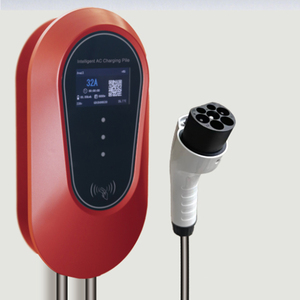 Nouvelle station de <span class=keywords><strong>recharge</strong></span> pour véhicules électriques intelligente 7/11/22 kW 16/32 A, type 2, Wallbox AC, WiFi, application pour NFC, RFID, usage domestique, CCS1, CCS2, GB/T pour <span class=keywords><strong>TESLA</strong></span> - Product Image 3