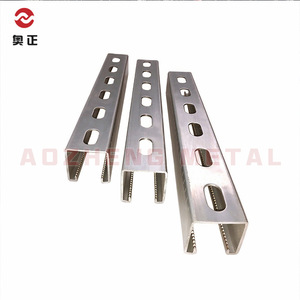 Fournitures directes d'usine : Profilés en acier galvanisé HDG de haute qualité (types Strut Channel/C Channel) pour bardage de façade - Product Image 2