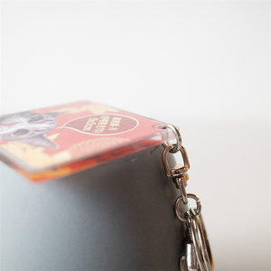 Llavero acrílico con logotipo corporativo OEM/Ode personalizado de calidad 100% de Taiwán con servicio de impresión digital para marca corporativa - Product Image 5