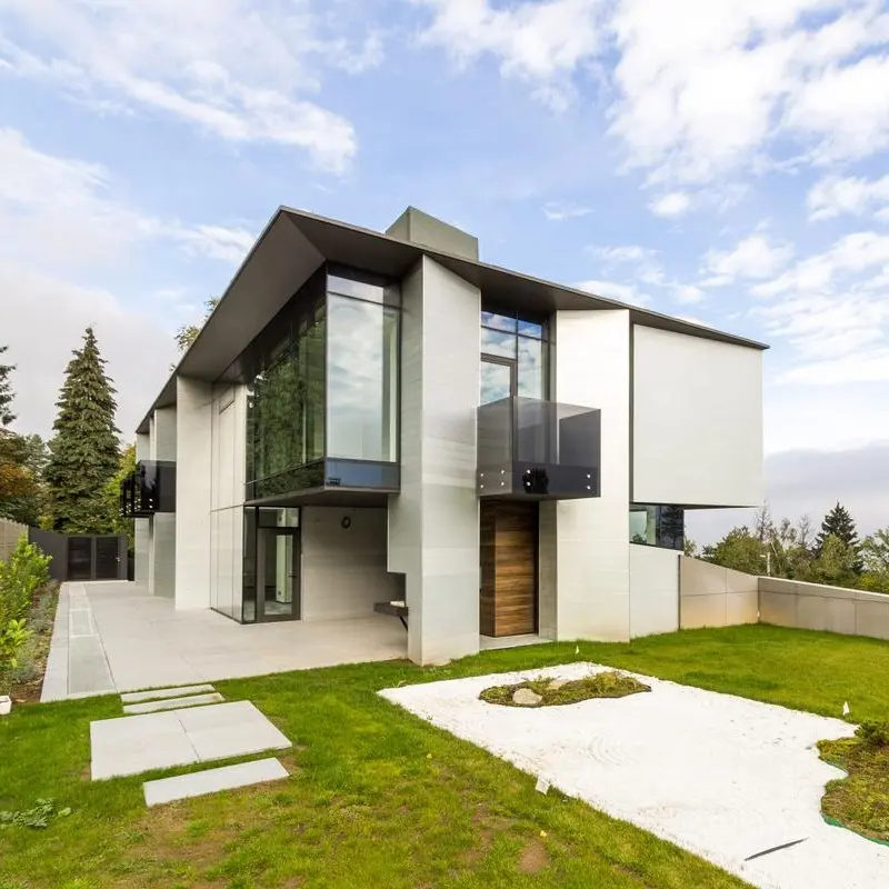 ต่ำราคาภาชนะบ้าน20ft Modular ชุดบ้านสำเร็จรูปคอนเทนเนอร์ House In South America