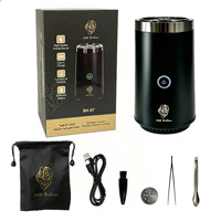 Encensoir électronique Mubkhar, brûleur d'encens OUD rechargeable par USB, diffuseur d'aromathérapie du Moyen-Orient