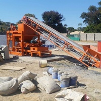 QTJ4-25 de fabrication de blocs de pavés creux entièrement automatique ciment à béton pour machines de fabrication de briques