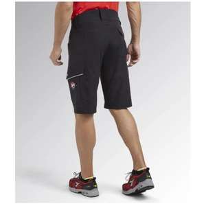 DIADORA UTILITY - 702.180070-80013/S DUCATI CORSE custom Bermuda en nylon stretch Noir-PANTALON DE TRAVAIL EAN 8053607264179 - Product Image 3