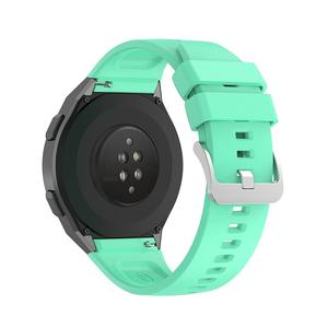 Bracelet intelligent Accessoires de bracelet pour <span class=keywords><strong>Huawei</strong></span> <span class=keywords><strong>Watch</strong></span> <span class=keywords><strong>GT</strong></span> <span class=keywords><strong>2e</strong></span> Boucle en métal Bracelet de montre de <span class=keywords><strong>sport</strong></span> en silicone de couleur unie - Product Image 3