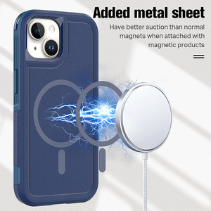 Hoàn toàn thả bằng chứng nặng hai lớp TPU chống sốc tác động bảo vệ từ tính không thấm nước cho 15 14 13 12 11 trường hợp cho 14 - Product Image 6