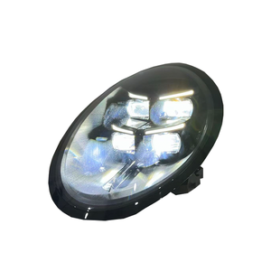 Faro a LED Matrix SJC Auto per <span class=keywords><strong>Porsche</strong></span> 991.1 991.2 911 (2013-2018) Bicolore Giallo e Bianco, Nuovo Stile 2025, Versione Nera 911 - Product Image 3