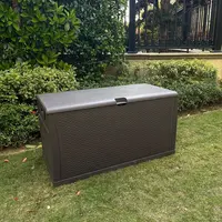 Storage 450L Outdoor Garden Rattan Box Plastic Storage